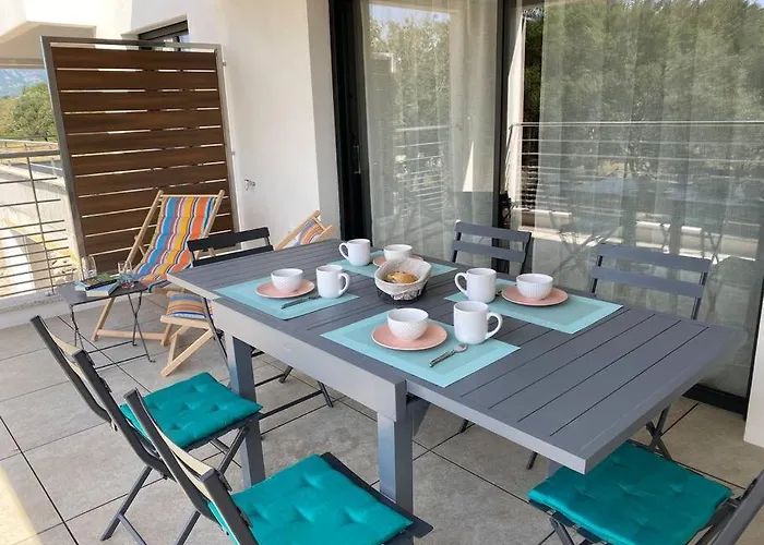 T2 Neuf 4 Personnes Avec Piscine/terrain Tennis פורטו-וישיו